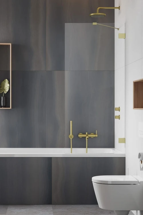 Parawan nawannowy Radaway Essenza Pro Brushed Gold PNJ II