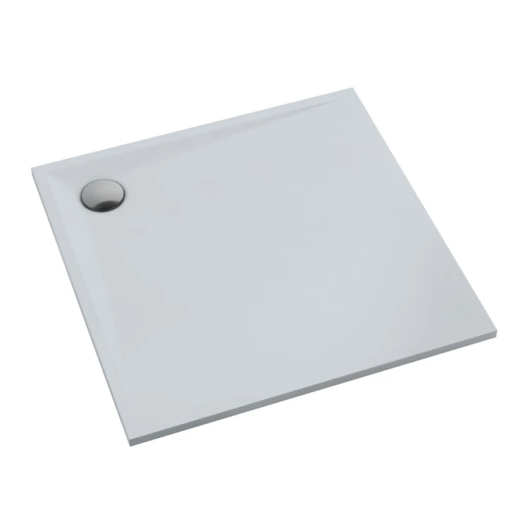 Brodzik kwadratowy LIBRA Smooth White 80x80 Schedpol Schedline, biały
