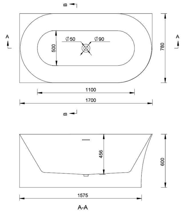 Wanna wolnostojąca narożna EMPORIA MOLLY 170x78x60 lewa