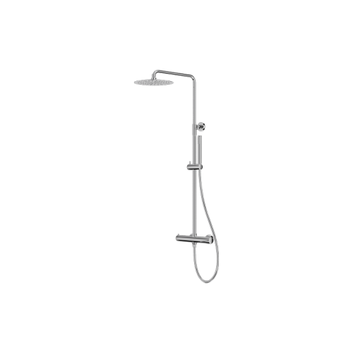 Natynkowy zestaw prysznicowy z deszczownicą Orion Chrome Lavita