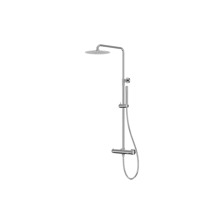 Natynkowy zestaw prysznicowy z deszczownicą Orion Chrome Lavita