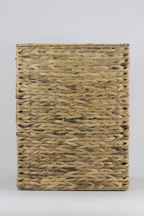 Kosz hiacyntowy na pranie koszoplotka naturalny 46x32x60h