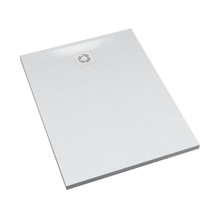 Brodzik prostokątny MAGNIFIC White Stone 90x110 Schedpol Schedline, biały
