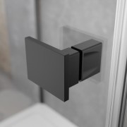 Kabina pięciokątna Radaway Essenza 8 Black PTJ prawa