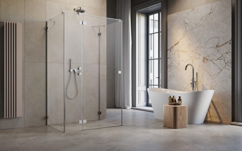 Kabina prysznicowa Essenza Pro KDJ+S Radaway lewa chrom