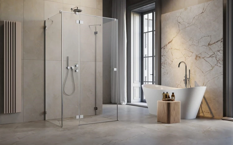 Kabina prysznicowa Essenza Pro KDJ+S Radaway lewa chrom