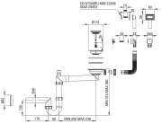 Zlewozmywak stalowy 1-kom złoty szczotkowany Olfato Precious Deante