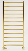 Grzejnik łazienkowy Aurum złoty 110x53 Luxrad + zawory