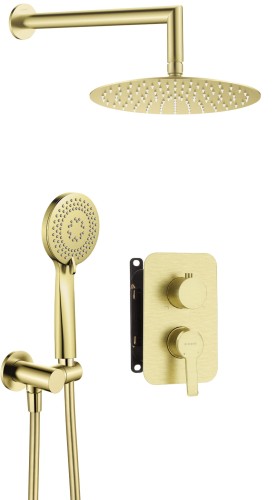 Zestaw prysznicowy z BOXem Arnika Deante złoto szczotkowane