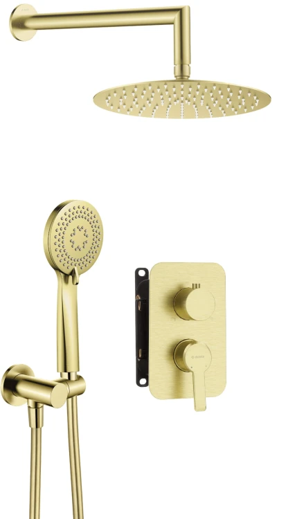 Zestaw prysznicowy z BOXem Arnika Deante złoto szczotkowane
