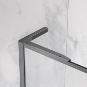 Kabina prysznicowa walk-in Radaway Modo F SL Brushed GunMetal II lewa