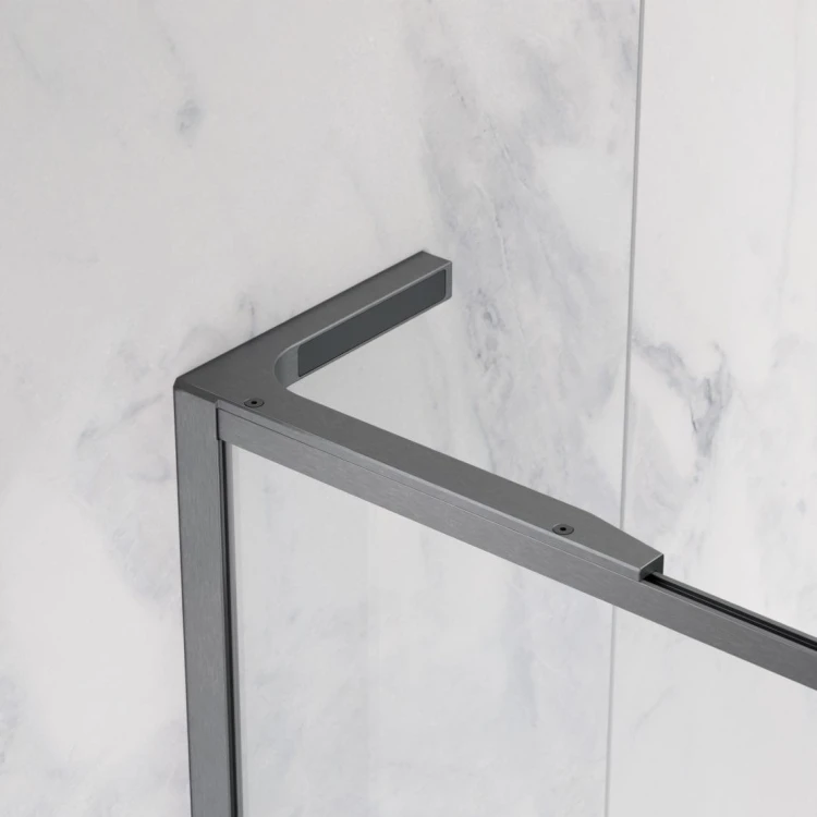 Kabina prysznicowa walk-in Radaway Modo F SL Brushed GunMetal II lewa