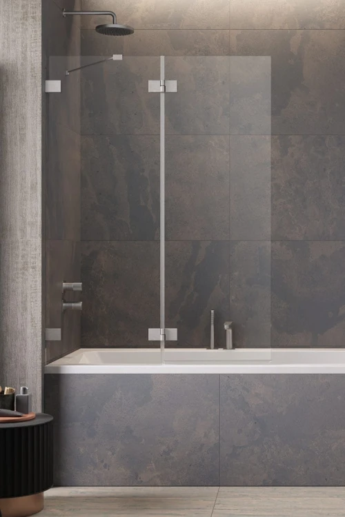 Parawan nawannowy Radaway Essenza Pro Brushed Nickel PND II lewy