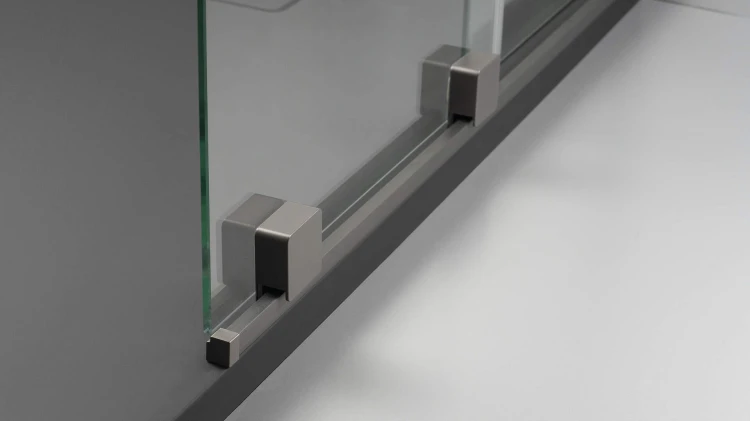 Ścianka prysznicowa walk-in 140x195 titanium Prizma Deante