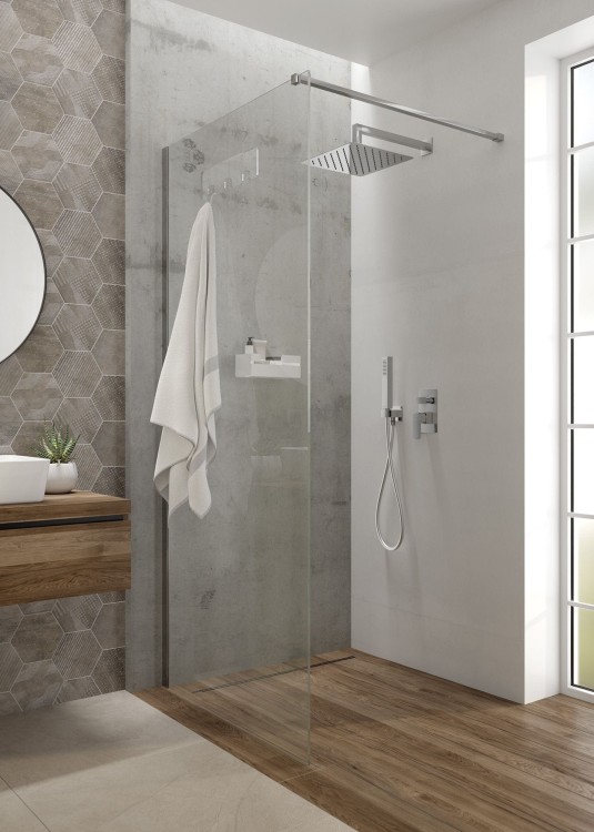 Kabina prysznicowa walk-in z powłoką 90 cm Deante Mokko