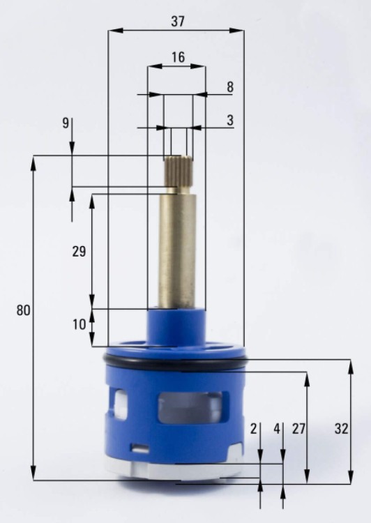 Przełącznik funkcji do paneli prysznicowych