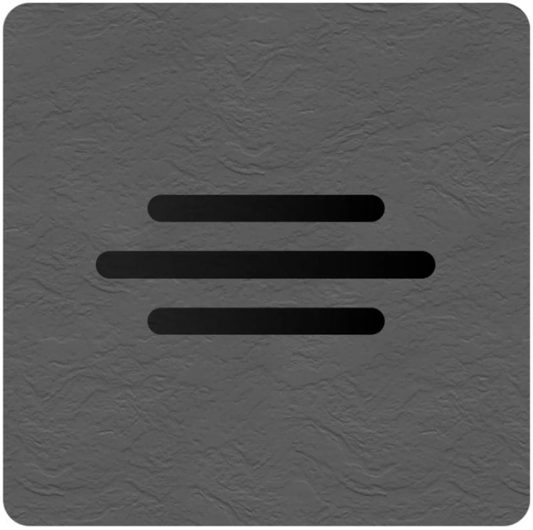 Brodzik prostokątny PROTOS GREY Stone 80x100 Schedpol Schedline, szary