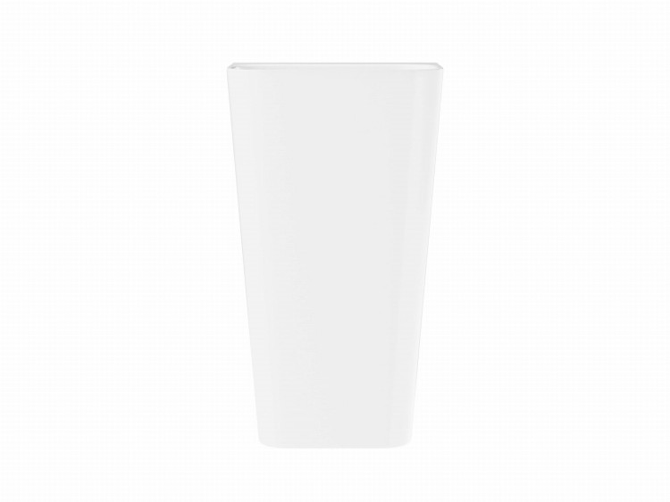 Stojąca umywalka akrylowa corsan olia mu5040 biała z syfonem i korkiem białym