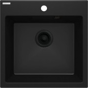 Zlewozmywak granitowy 1-komorowy Evora Deante nero