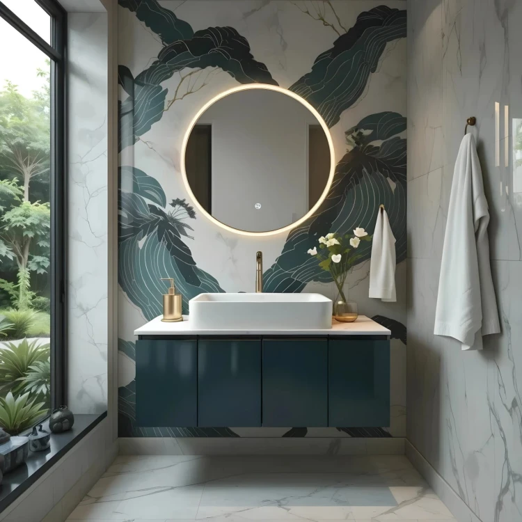 Umywalka nablatowa ango prostokątna 600x340x110 mm