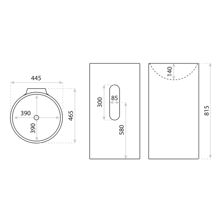 Umywalka stojąca Elena Lavita