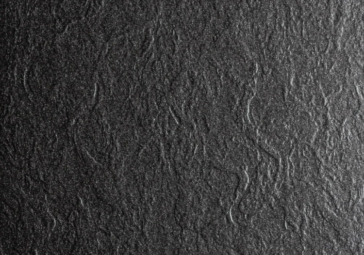 Brodzik prostokątny Sharper Black Stone 80x100 Schedpol Schedline, czarny