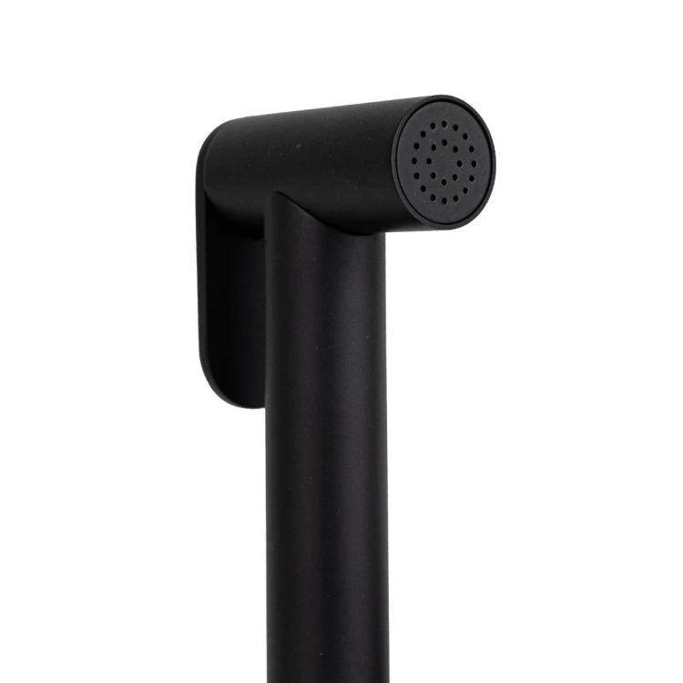 Bateria bidetowa podtynkowa corsan lugo cmb7570bl – czarna z wężem