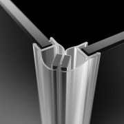 Kabina półokrągła Radaway Torrenta PDD 100x80x195 szkło przejrzyste