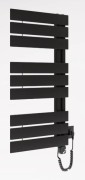Grzejnik łazienkowy elektryczny Nobile Elektro czarny 87x50 Luxrad