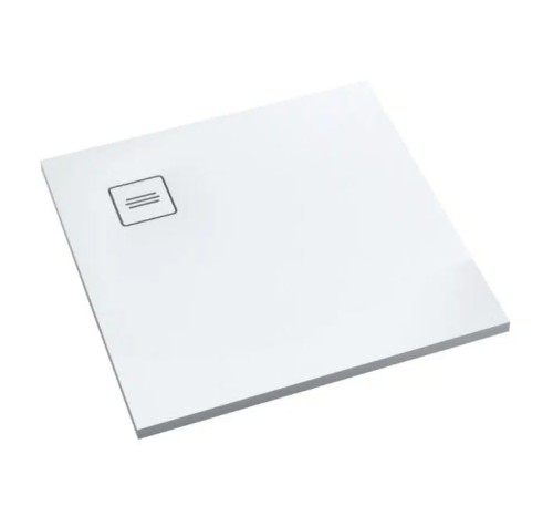 Brodzik kwadratowy PROTOS SMOOTH WHITE 80x80 Schedpol Schedline, biały