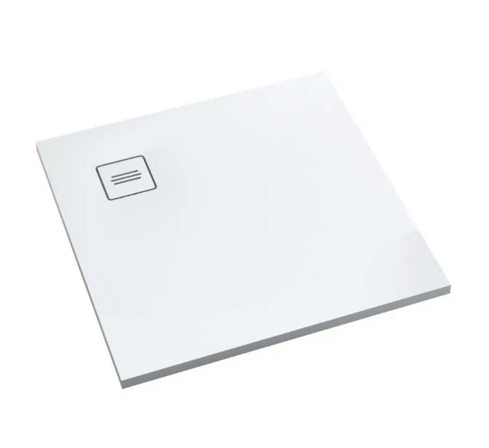 Brodzik kwadratowy PROTOS SMOOTH WHITE 80x80 Schedpol Schedline, biały