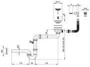 Zlewozmywak granitowy 1-komorowy Corio Deante piaskowy