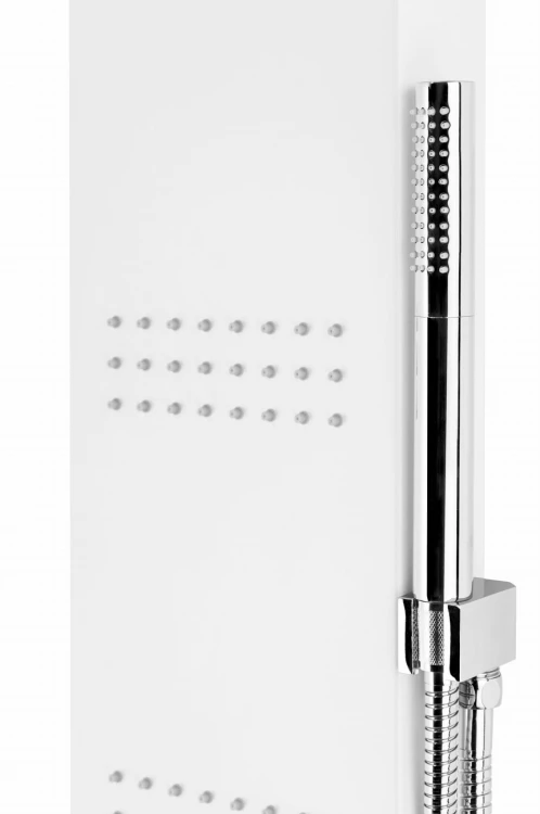 Corsan led kaskada a013a biały z oświetleniem i termostatem