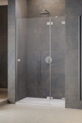 Drzwi prysznicowe Essenza Pro Brushed Nickel DWJ Radaway prawe nikiel