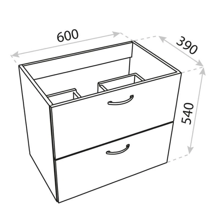Szafka wisząca Basic Barato 600 Lavita