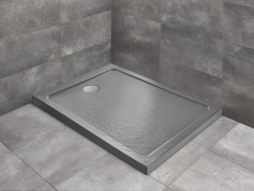 Brodzik prostokątny Radaway Doros F 120x70 Stone antracytowy