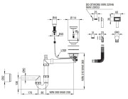 Zlewozmywak granitowy 1-komorowy Eridan Deante ZQE N10K