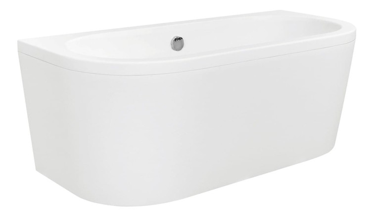 Wanna przyścienna Besco Volya 170x75 cm biała