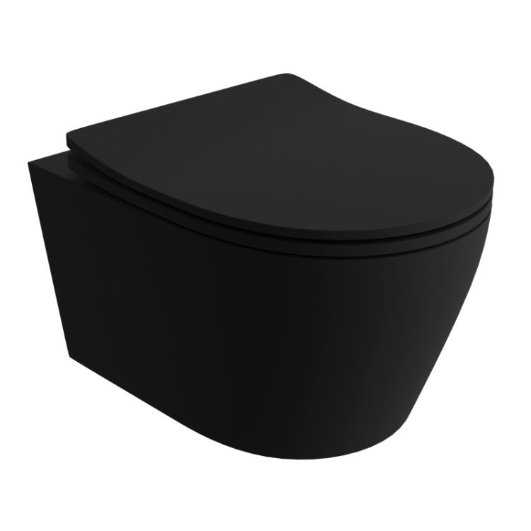 Miska wisząca WC Praia Black Lavita