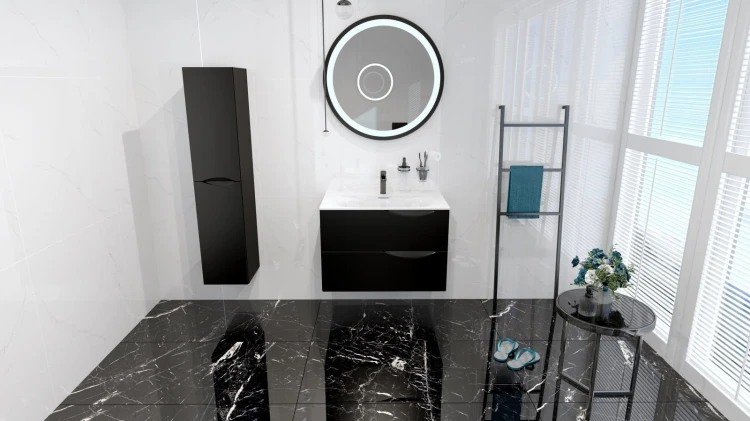 Szafka wisząca Kolorado Black Mat 800 Lavita