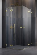 Kabina prysznicowa Essenza Pro Brushed Gold KDD Radaway złota