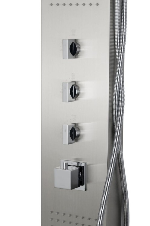 Panel prysznicowy corsan neo s060 termostat stal