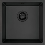 Zlewozmywak granitowy 1-komorowy Corda Deante grafit metalik