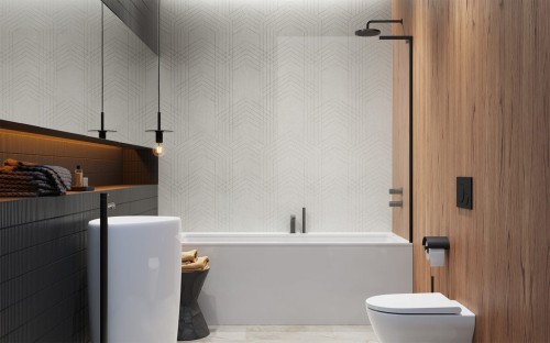 Parawan nawannowy Radaway Modo SL Black PNJ II prawy