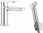 Bateria umywalkowa ze słuchawką typu bidetta Deante Alpinia