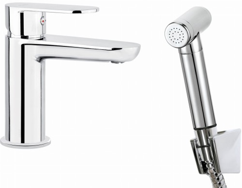 Bateria umywalkowa ze słuchawką typu bidetta Deante Alpinia