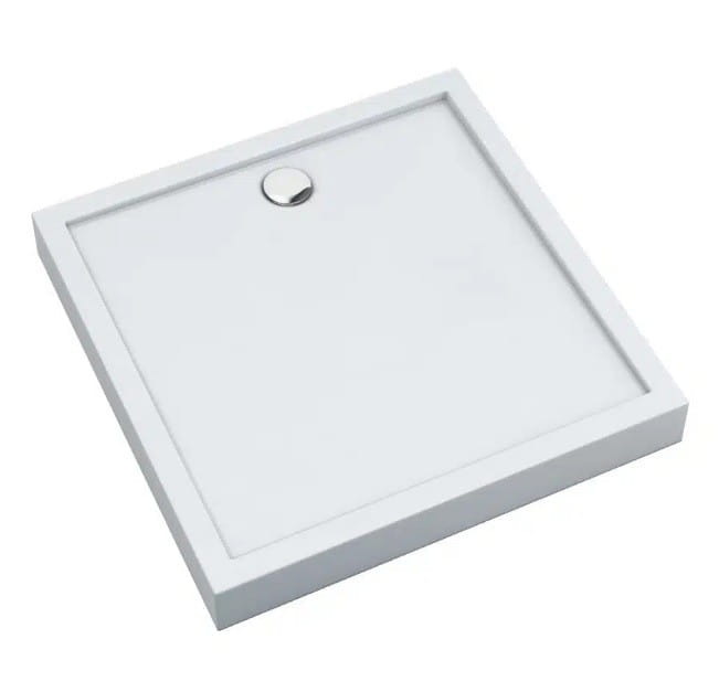 Brodzik kwadratowy Cameron 80x80 Schedpol Schedline, biały