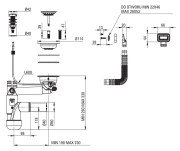 Zlewozmywak granitowy 1-komorowy z ociekaczem Eridan Deante ZQEG713