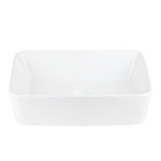 Umywalka nablatowa ango uc5627ch prostokątna 480x295x135 mm chromowany korek