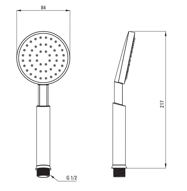 Bateria wannowa 4-otworowa Deante Temisto z zestawem prysznicowym